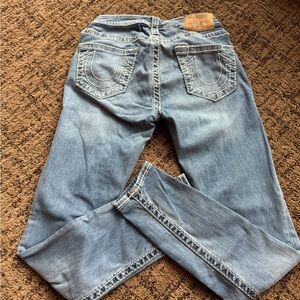 True Religion vintage low rise curvy skinny Bug T Jean